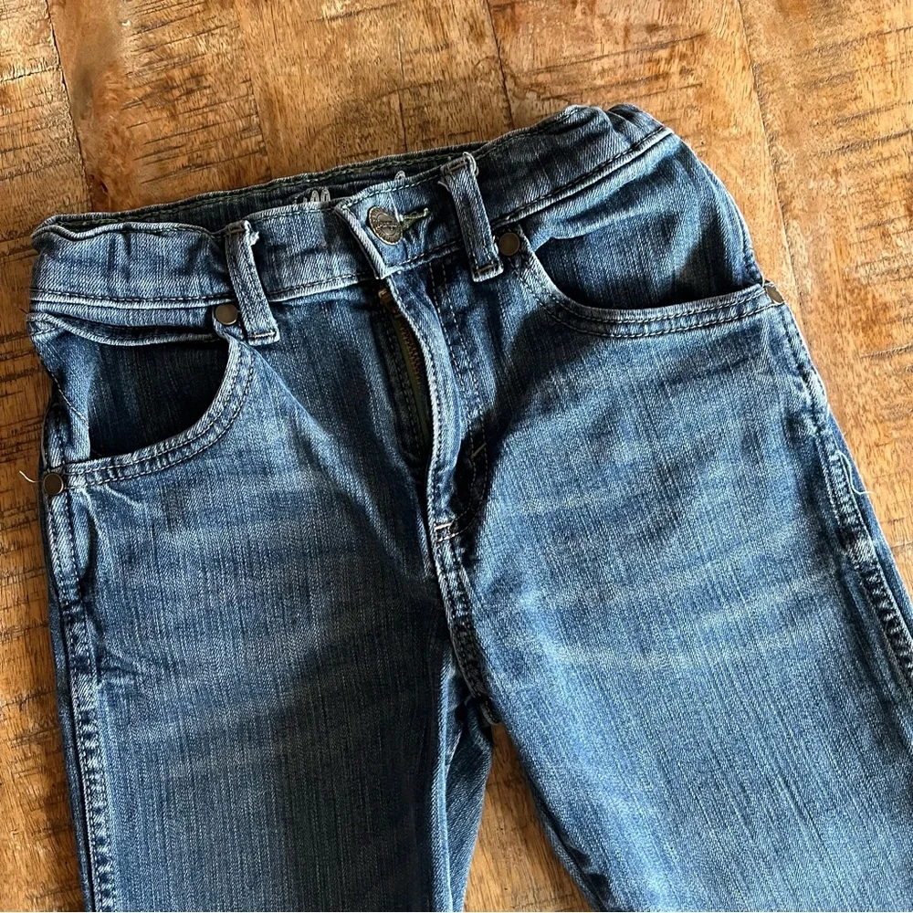 Wrangler Retro Slim Straight Blue Denim Jeans Size 11 Slim